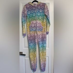 Colorful Peace and Heart Onesie